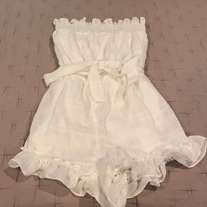 White romper by SHEIN